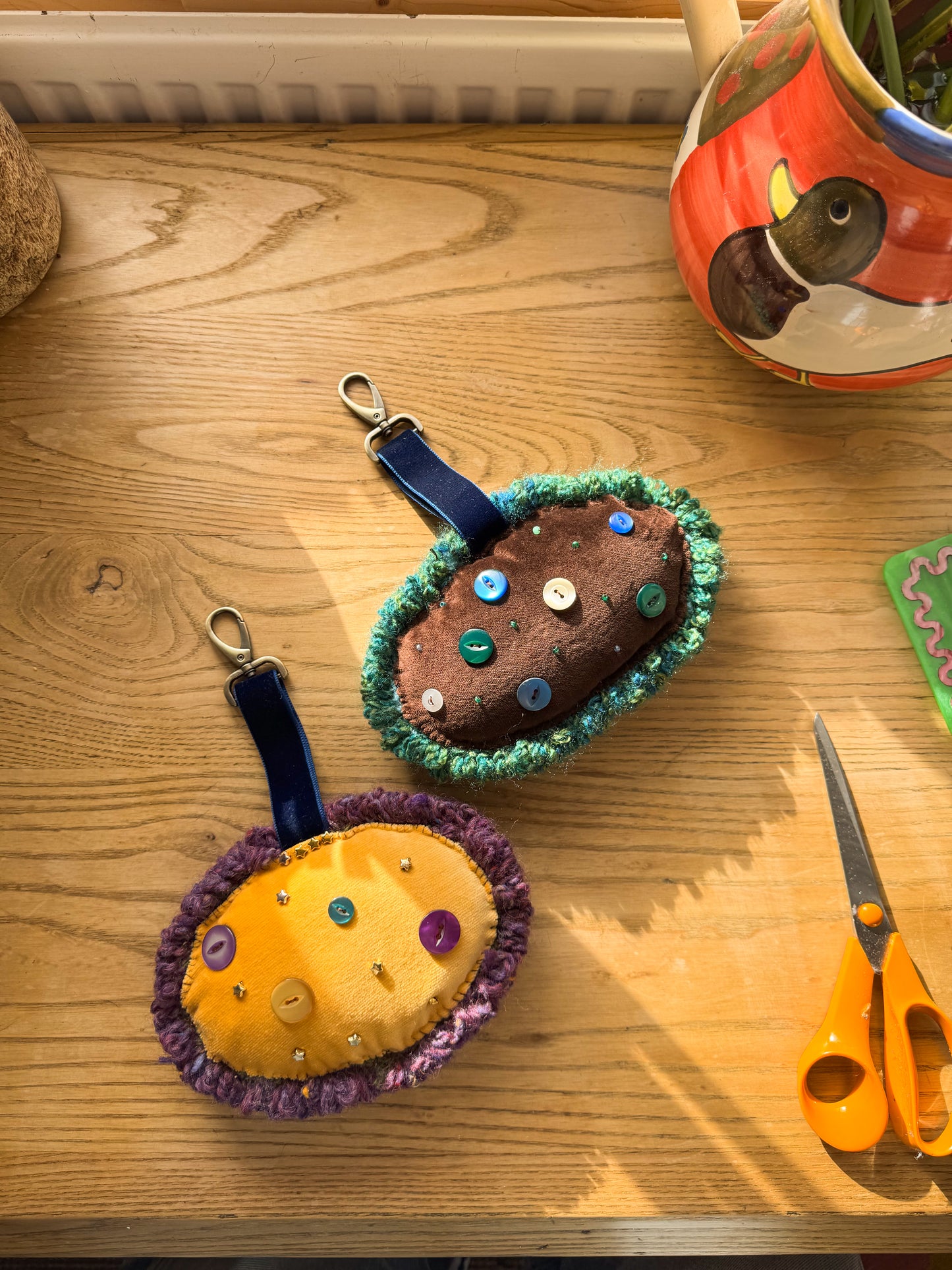 Snail bag charm (large)