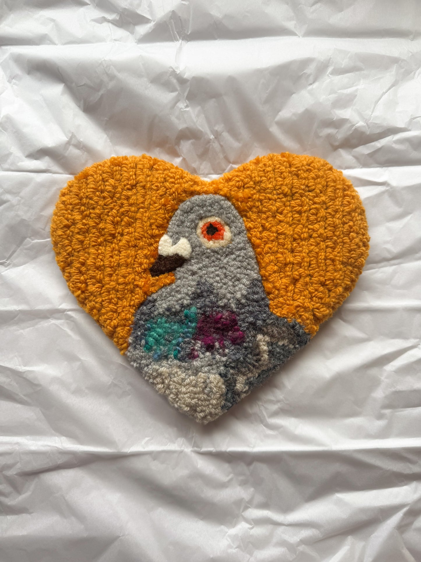 (Shorter loop) Pigeon sweetheart (gold)