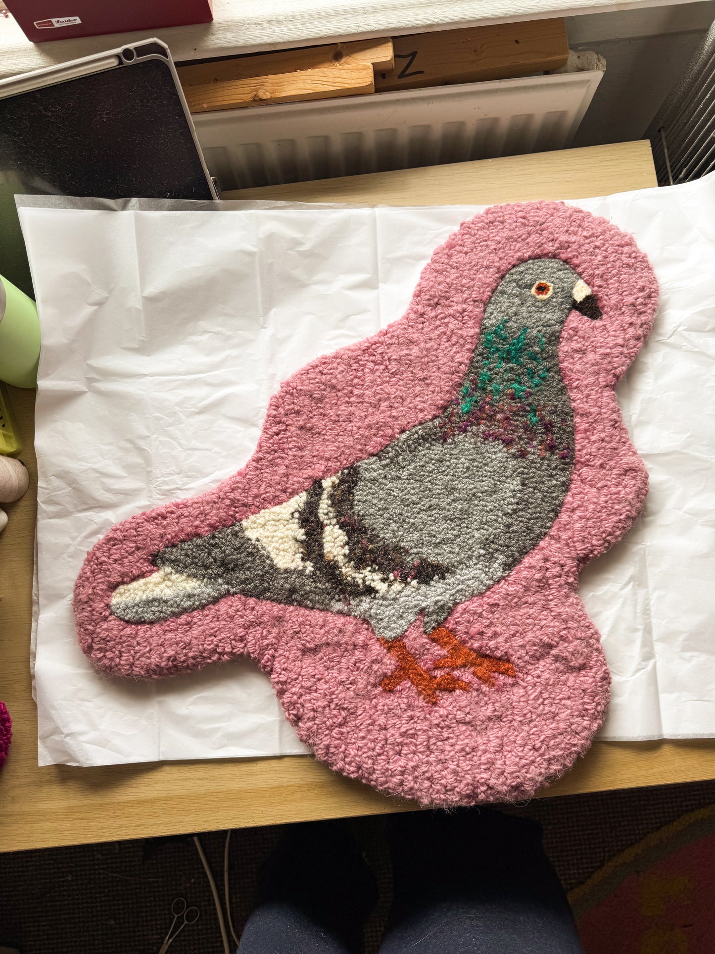 Large pigeon squiggle
