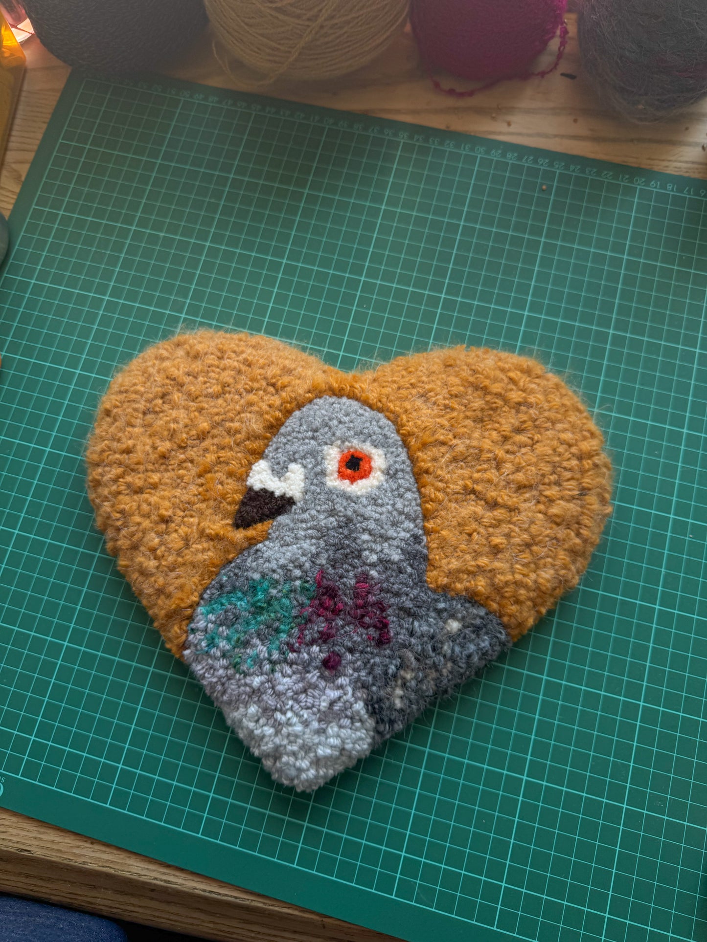 Pigeon sweetheart (28cm) - yellow gold