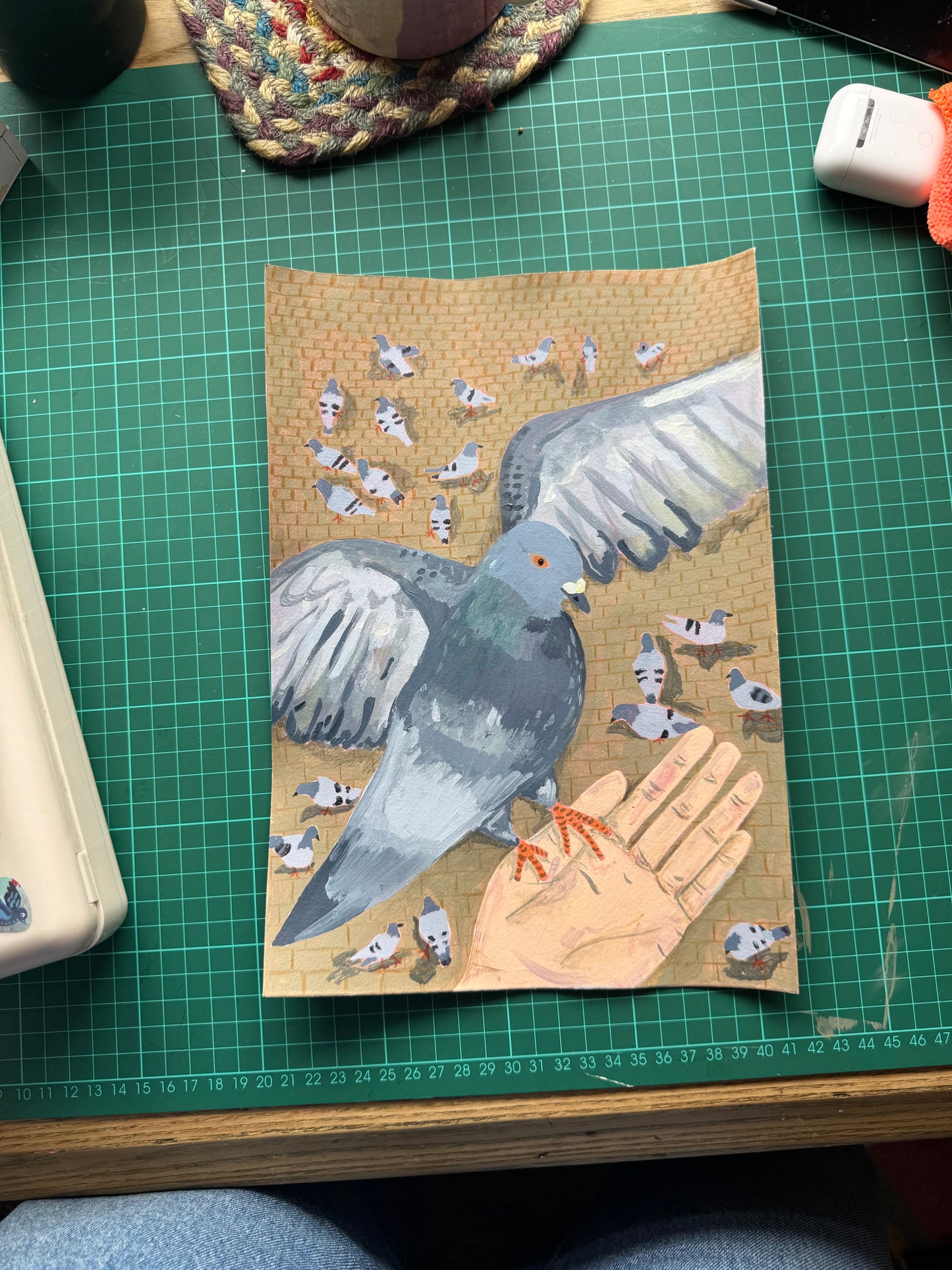 I will always feed the pigeons
