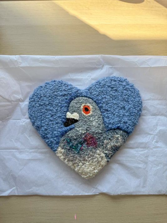dusty blue pigeon