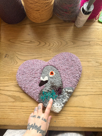 Pigeon sweetheart 30cm (vintage lilac)