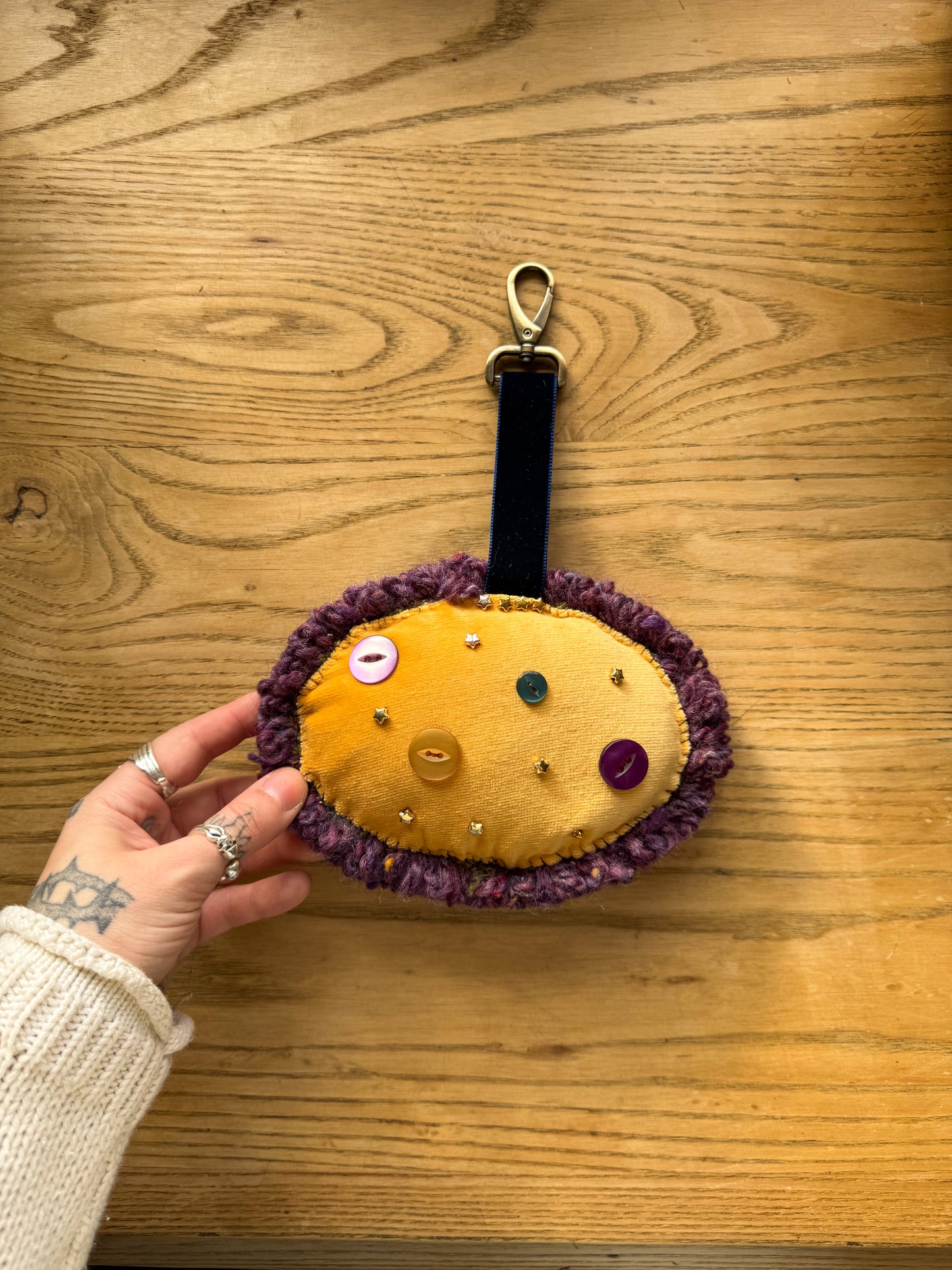 Snail bag charm (large)