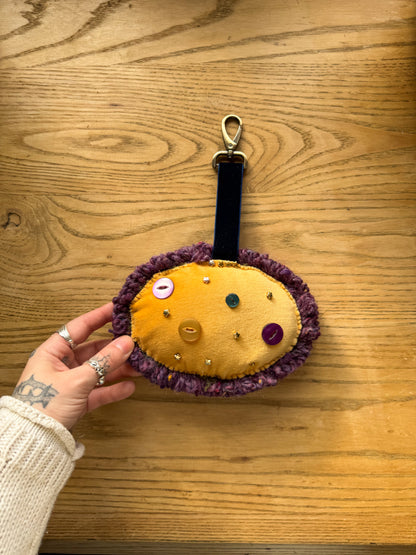 Snail bag charm (large)