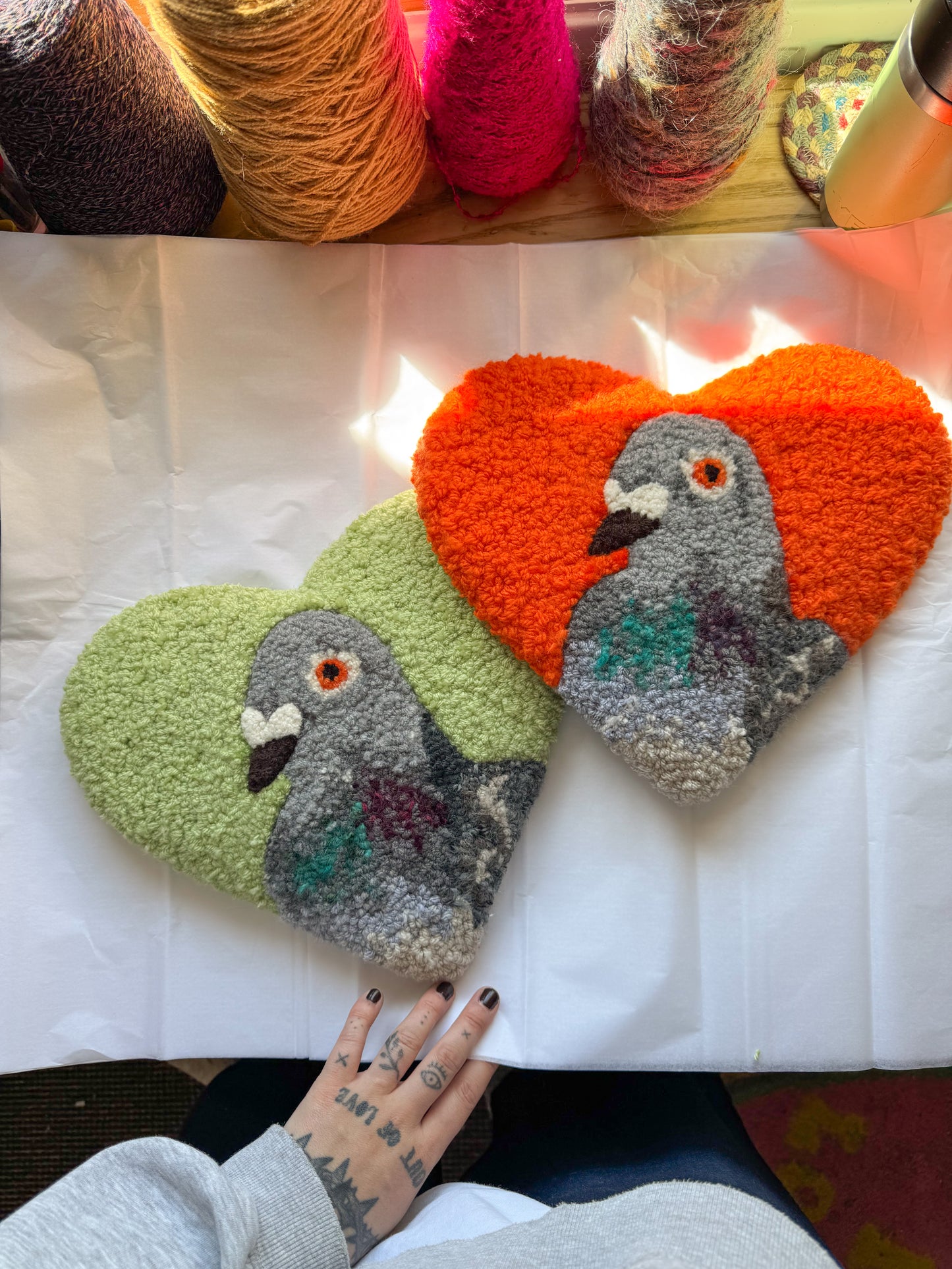 Pigeon sweetheart 32cm (limited edition colour - spring mint)