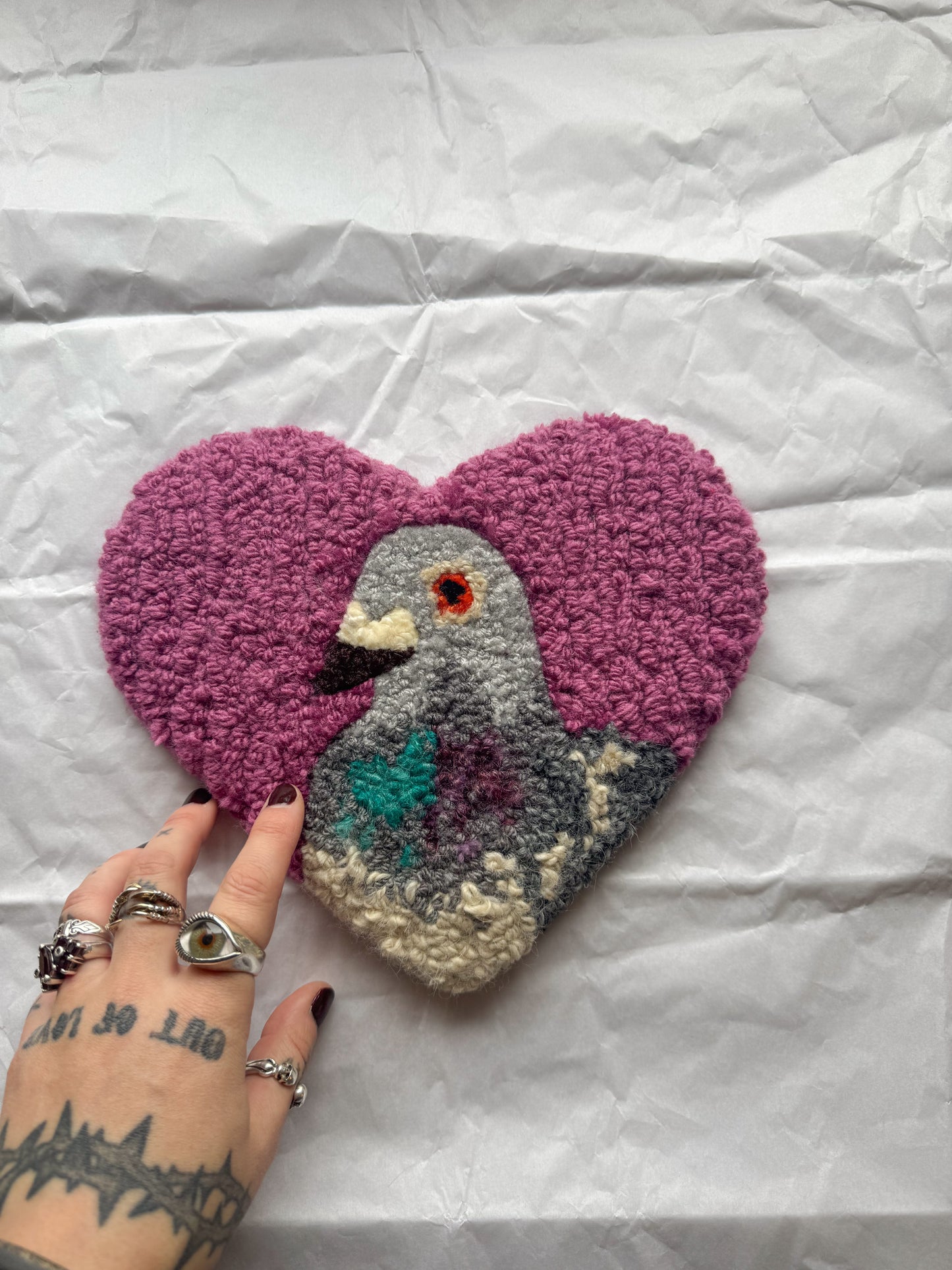 (25cm) pigeon sweetheart (Heather)