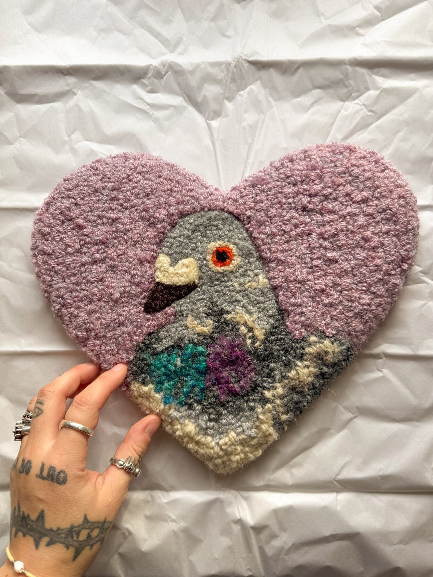 (29cm) Pigeon sweetheart (vintage heather)