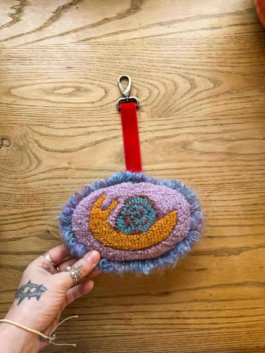 Snail bag charm (large)