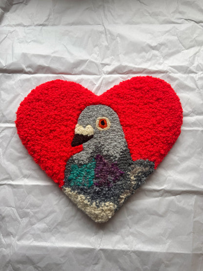 (32cm) pigeon sweetheart (bright red)