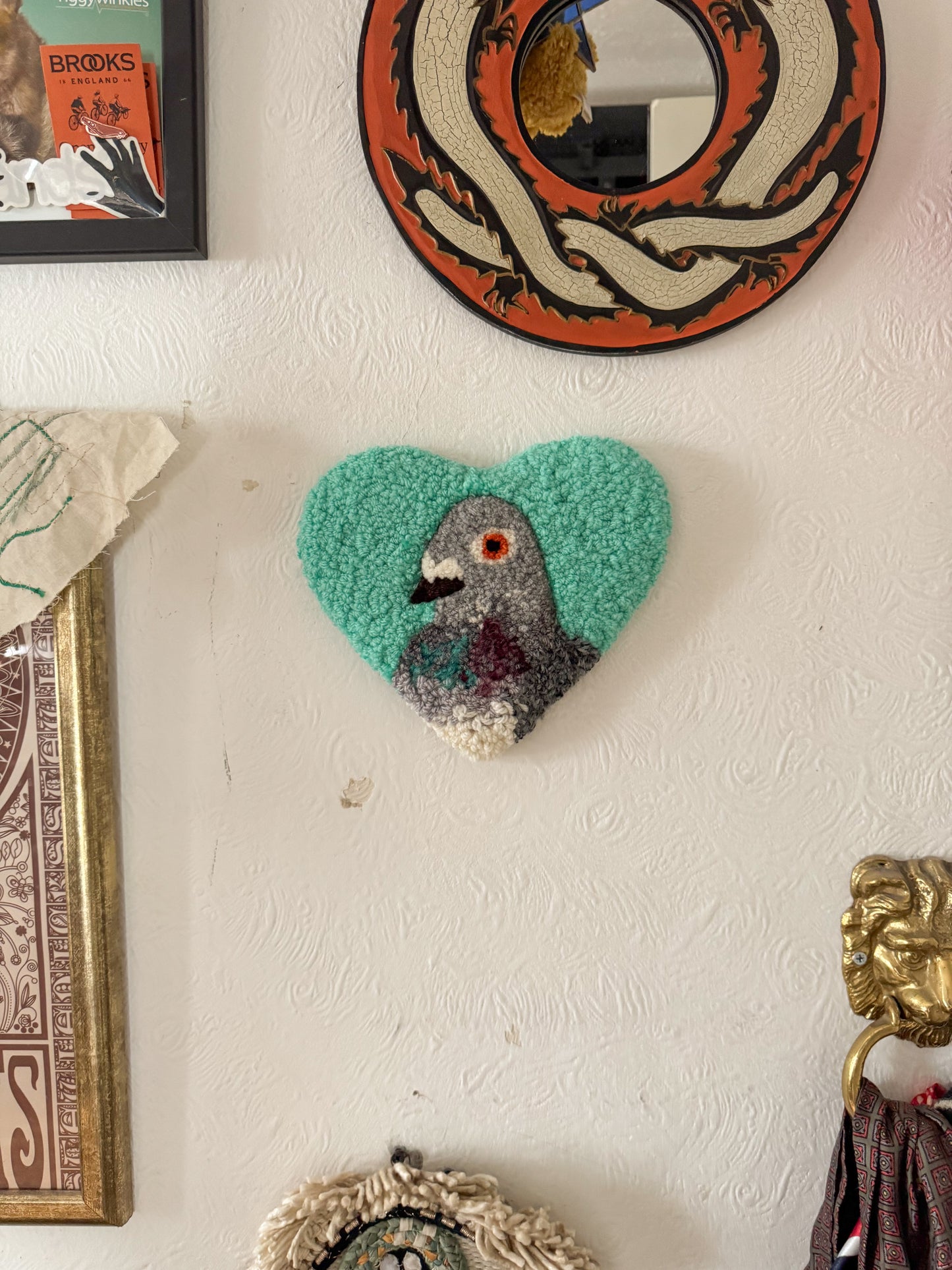Mini Pigeon sweetheart (teal blue)