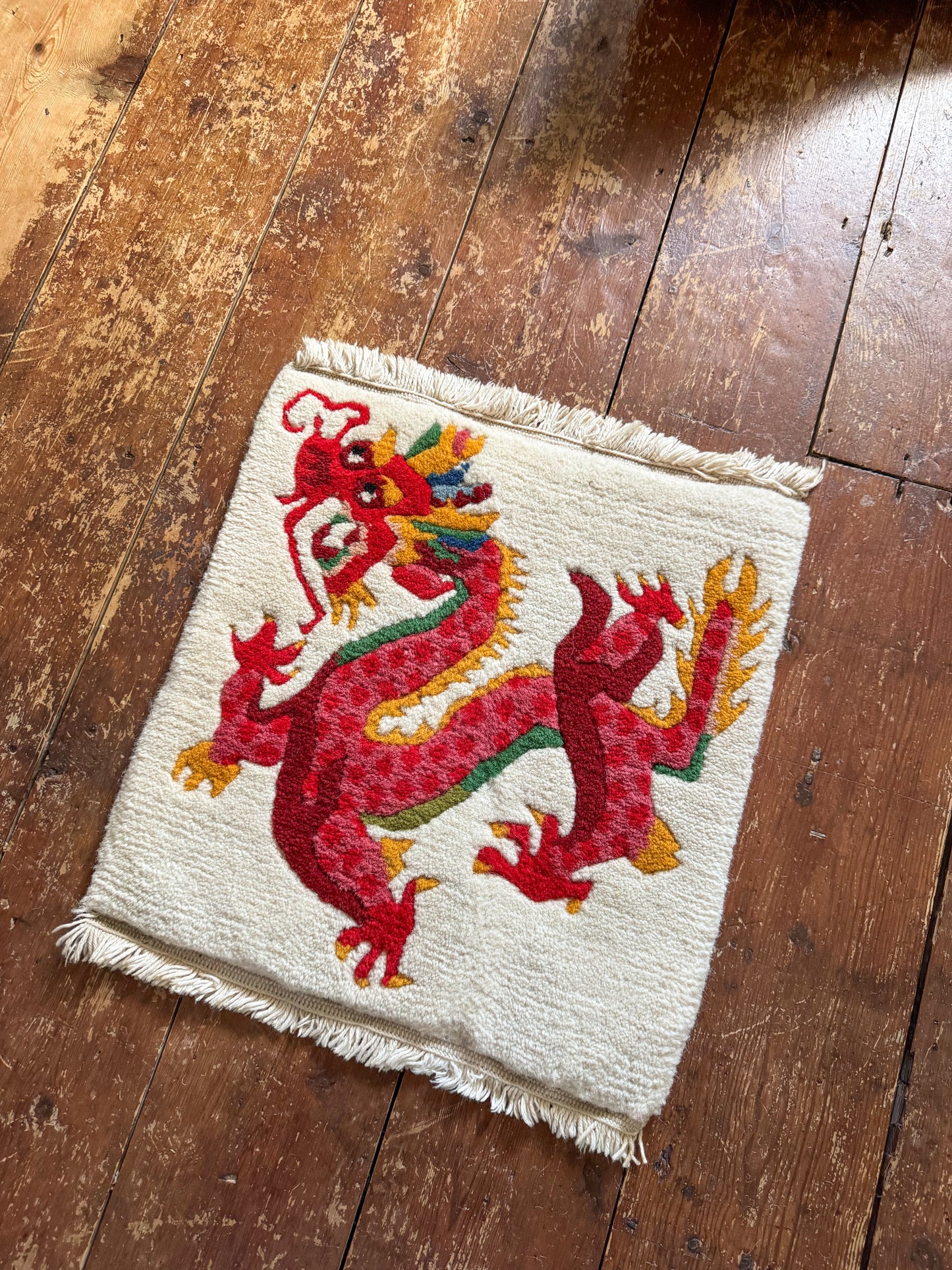 Vintage dragon rug #1