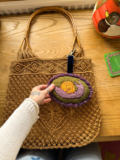 Snail bag charm (large)