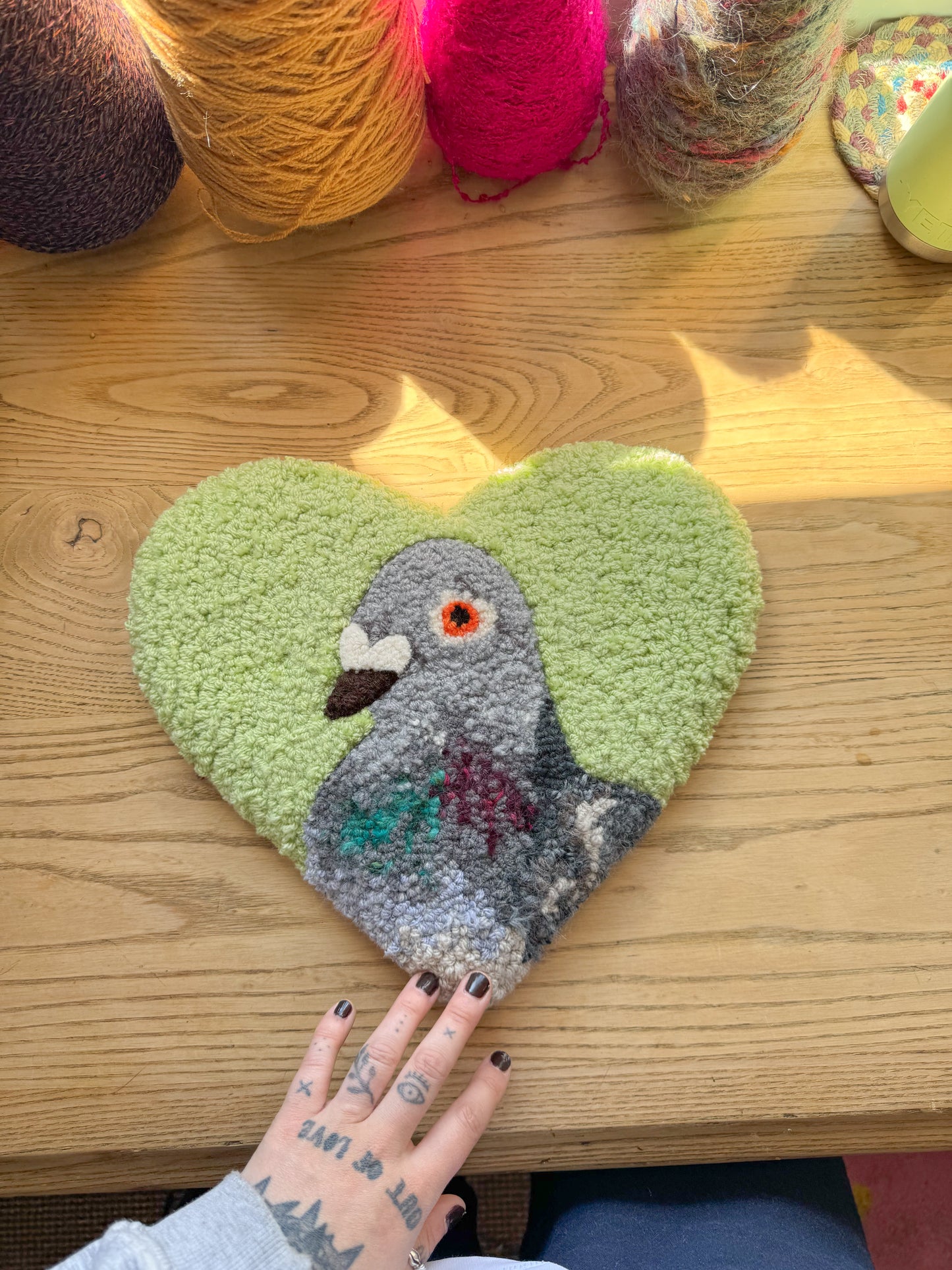 Pigeon sweetheart 32cm (limited edition colour - spring mint)