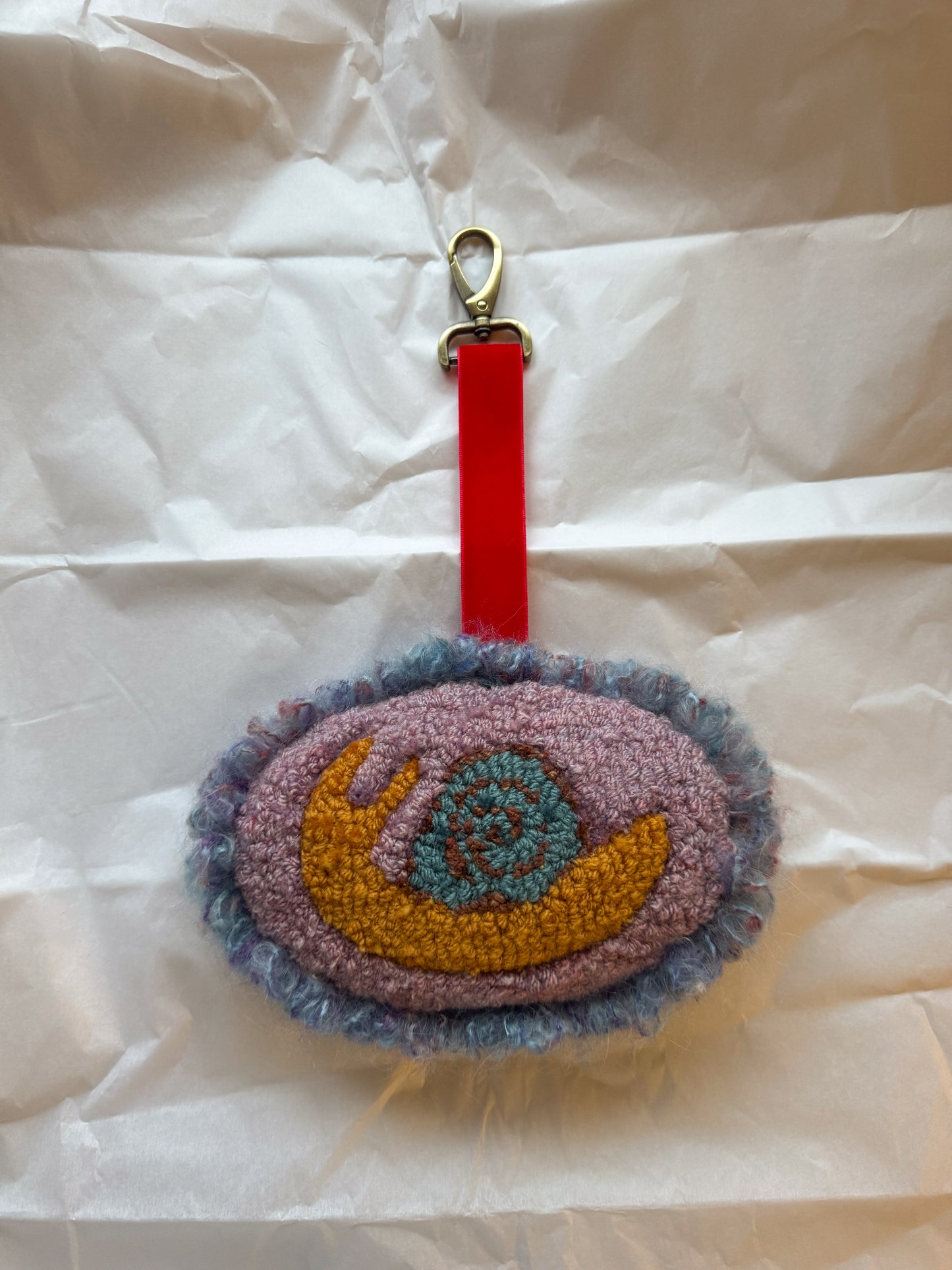 Snail bag charm (large)