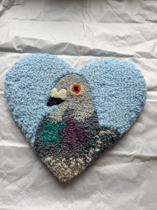 (32cm) pigeon sweetheart (sky blue)