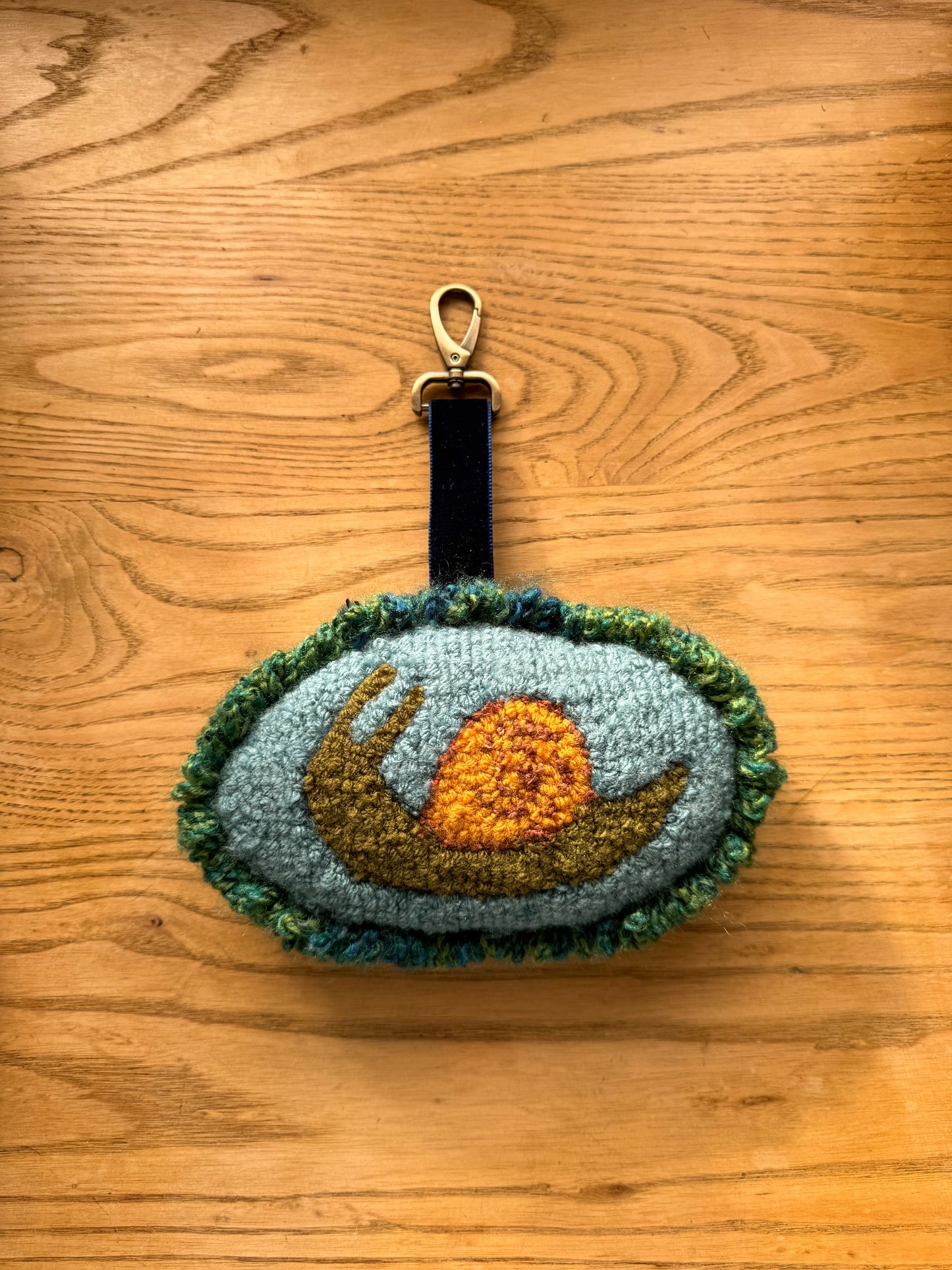 Snail bag charm (large)