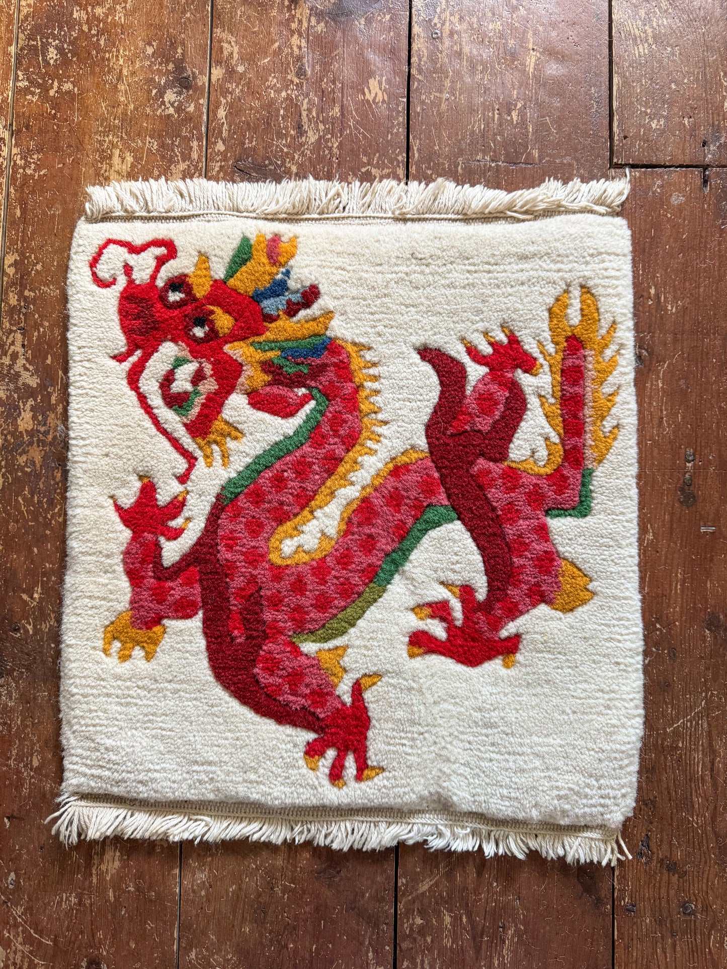 Vintage dragon rug #1