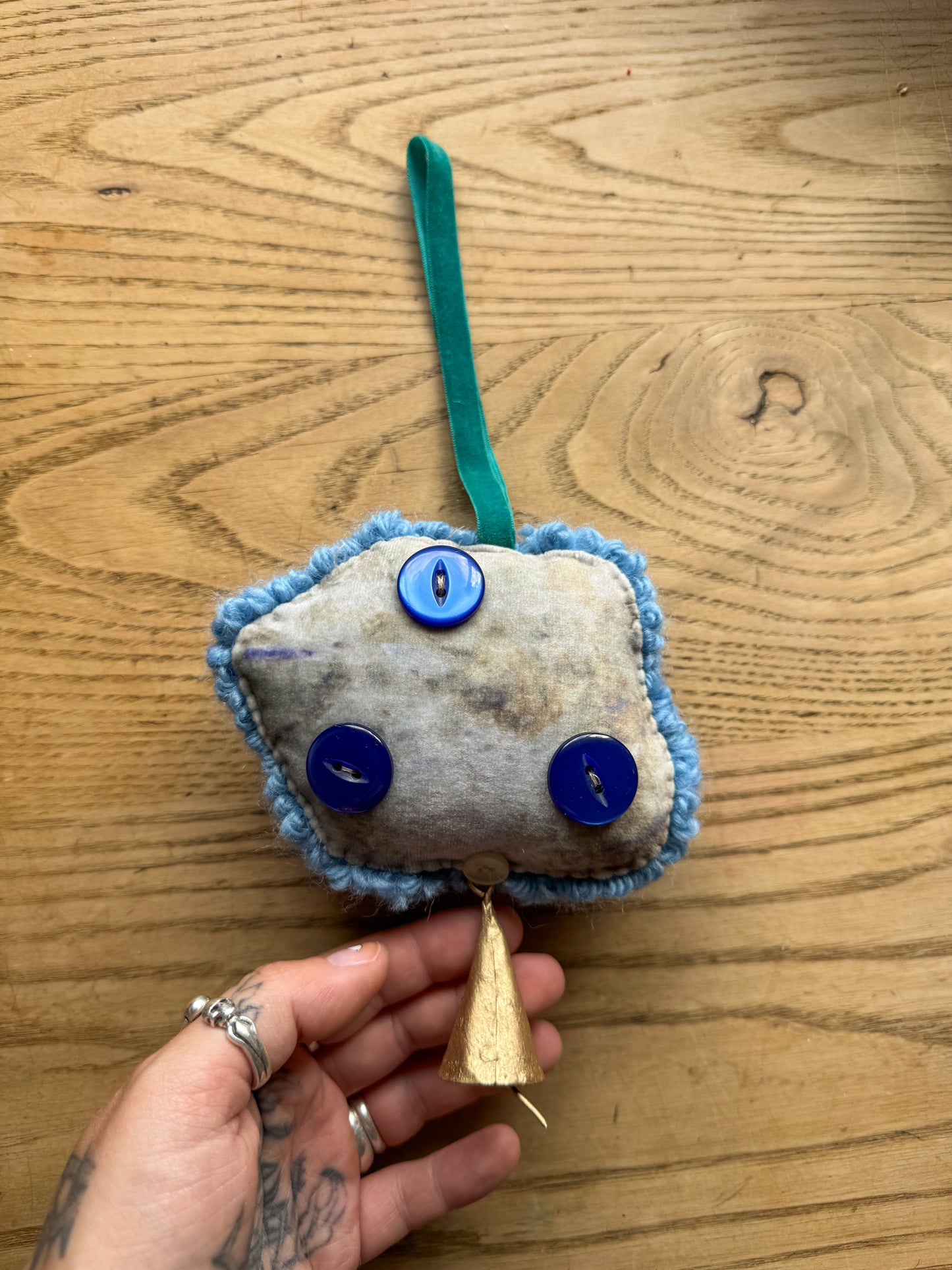 mini hagstone talisman