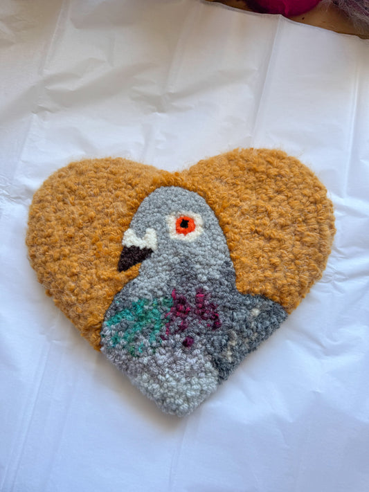 Pigeon sweetheart (28cm) - yellow gold
