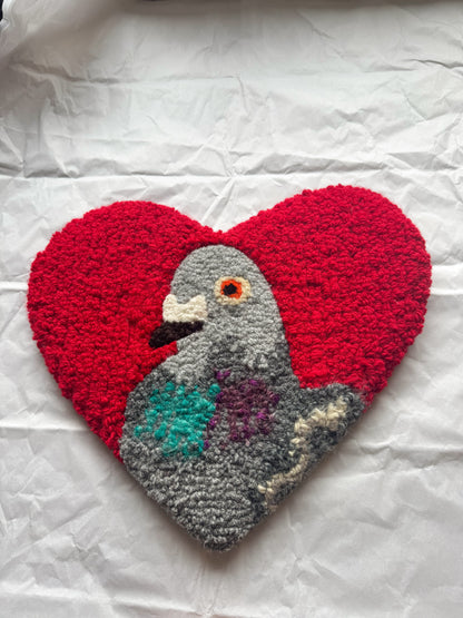 (32cm) pigeon sweetheart (deep red)