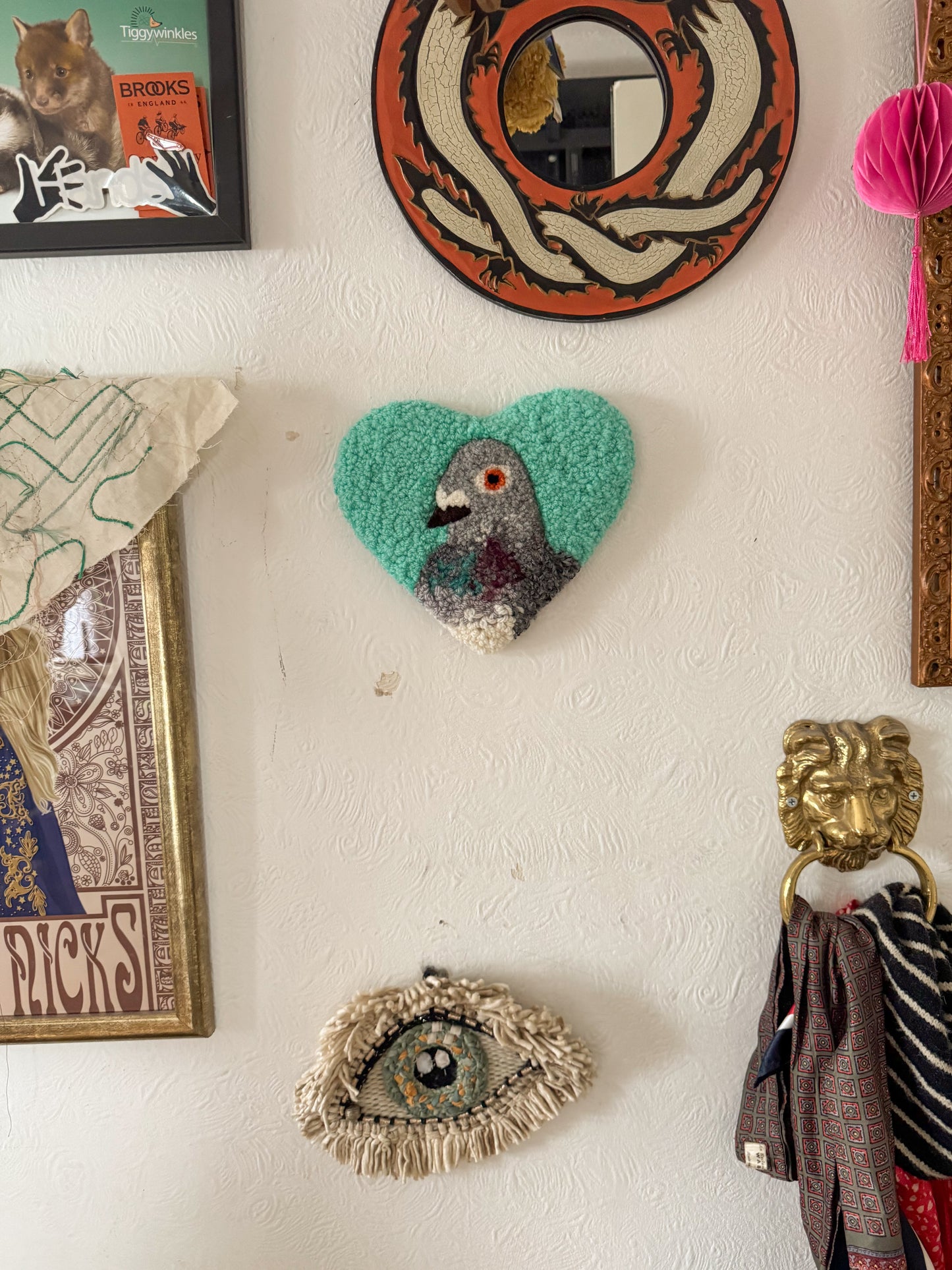 Mini Pigeon sweetheart (teal blue)