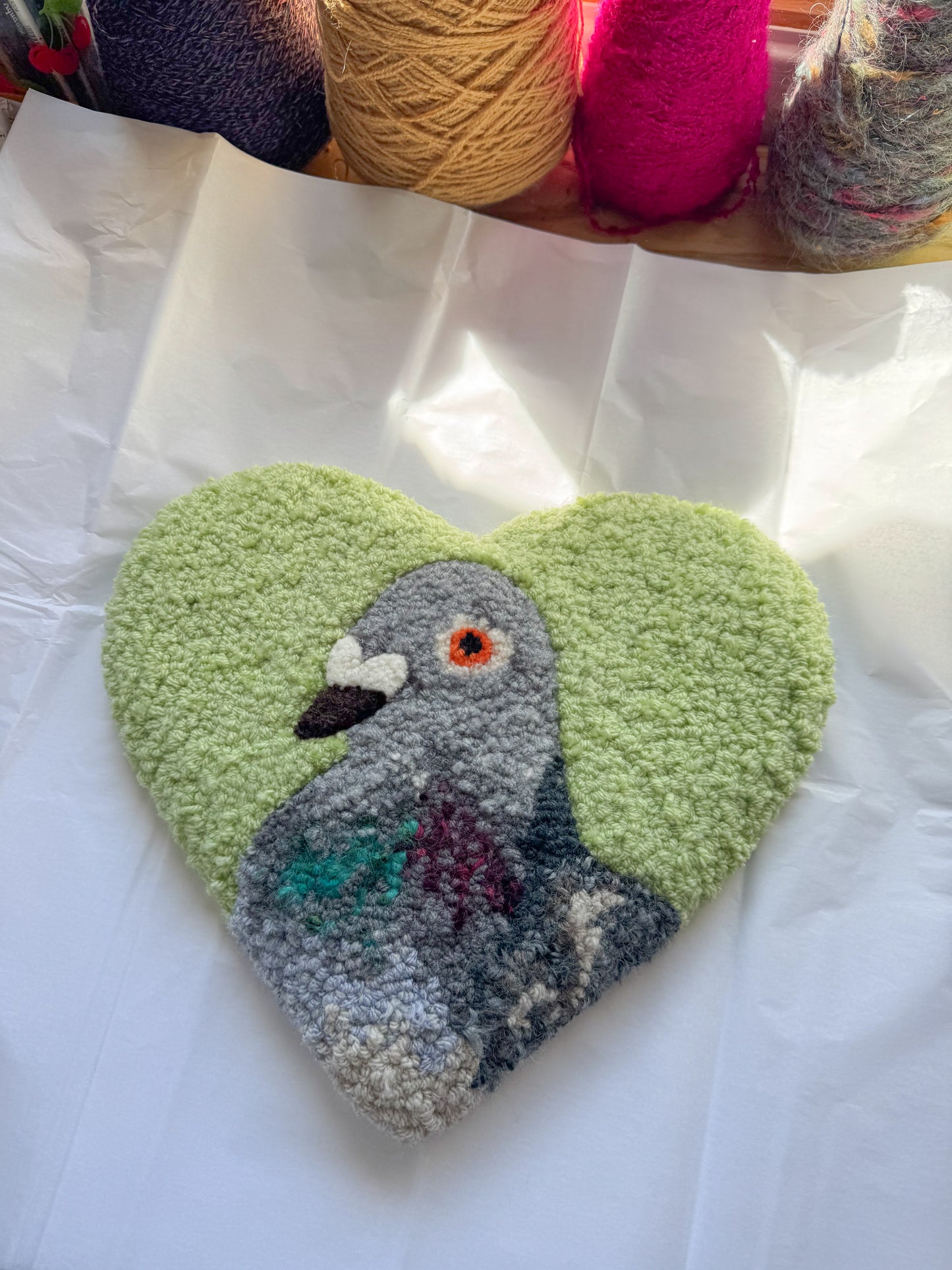 Pigeon sweetheart 32cm (limited edition colour - spring mint)