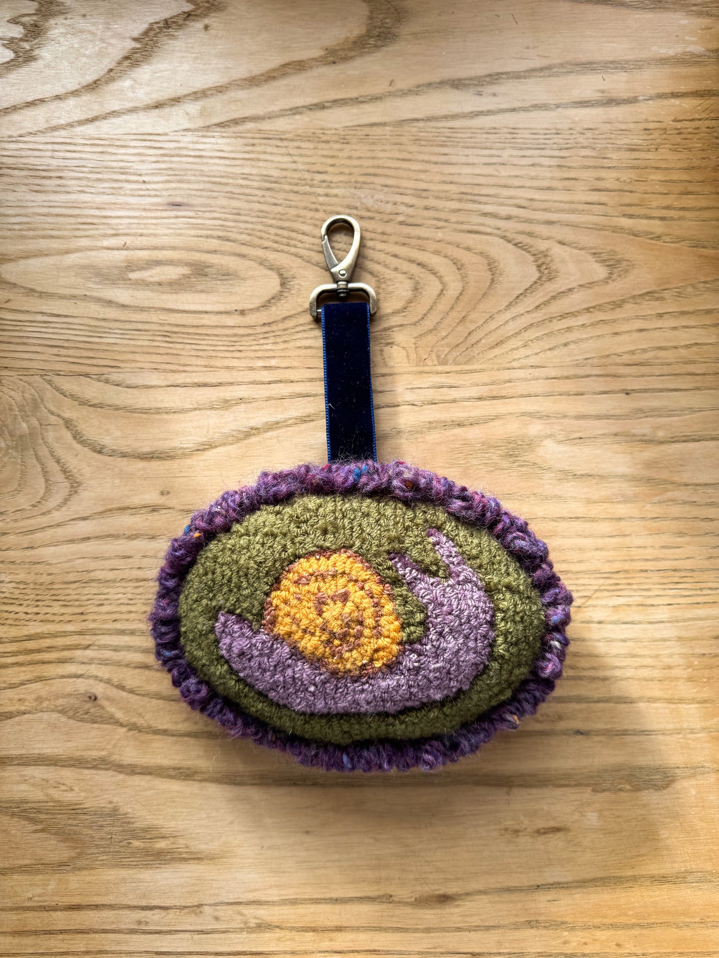 Snail bag charm (large)