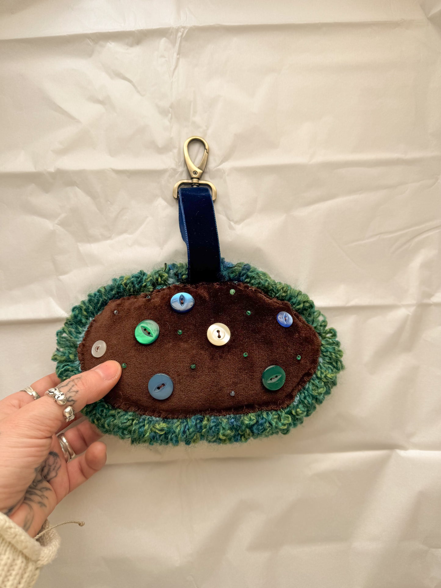 Snail bag charm (large)