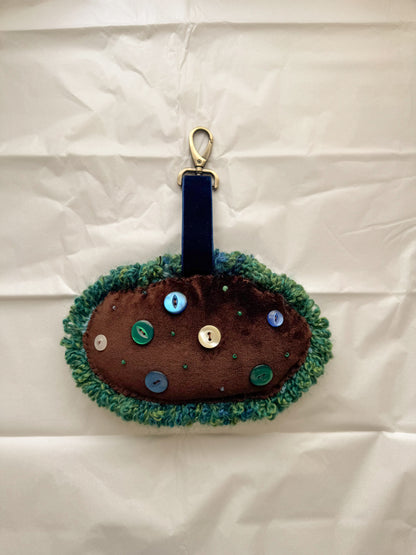 Snail bag charm (large)