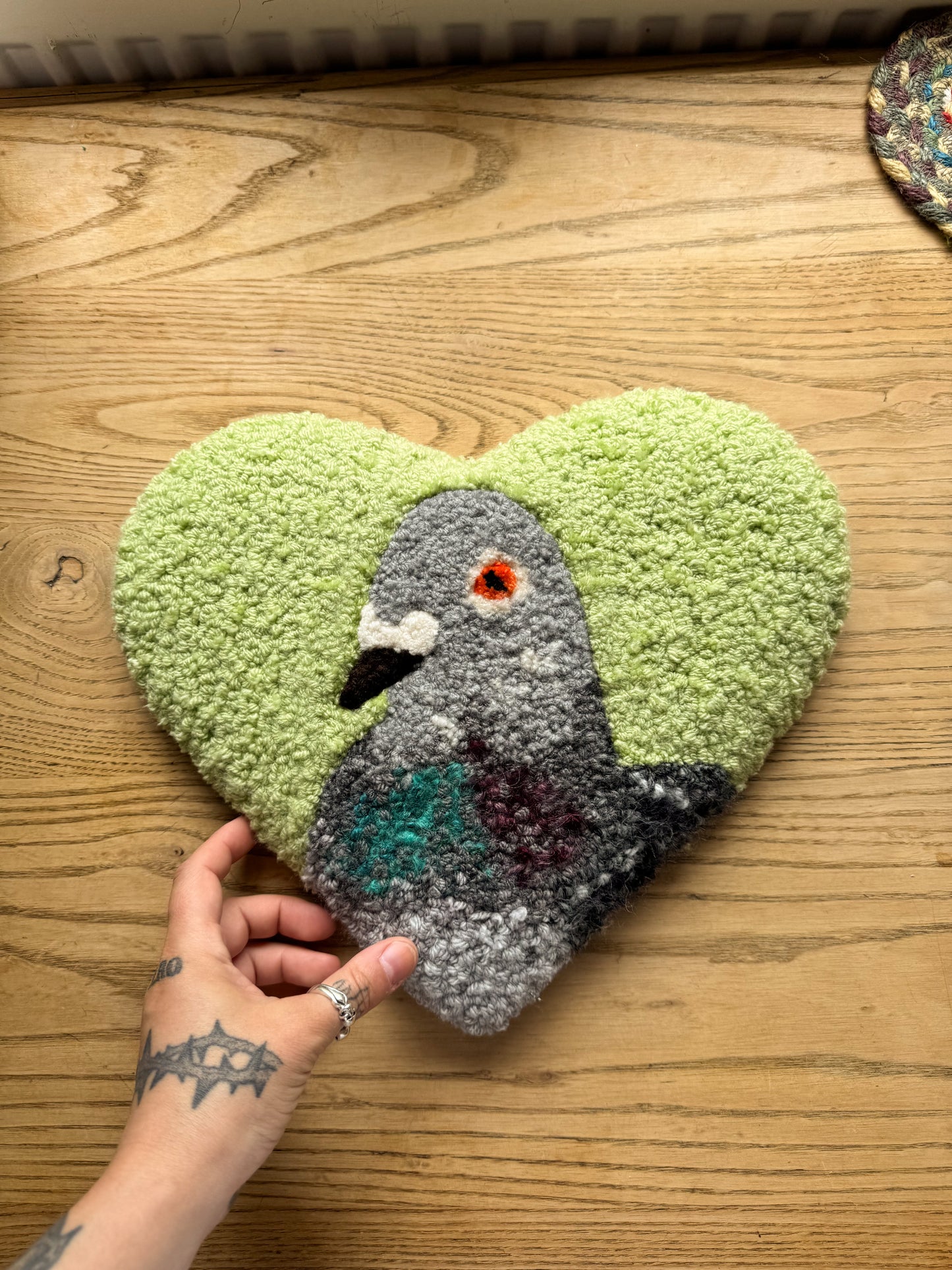 Custom pigeon sweetheart (large)