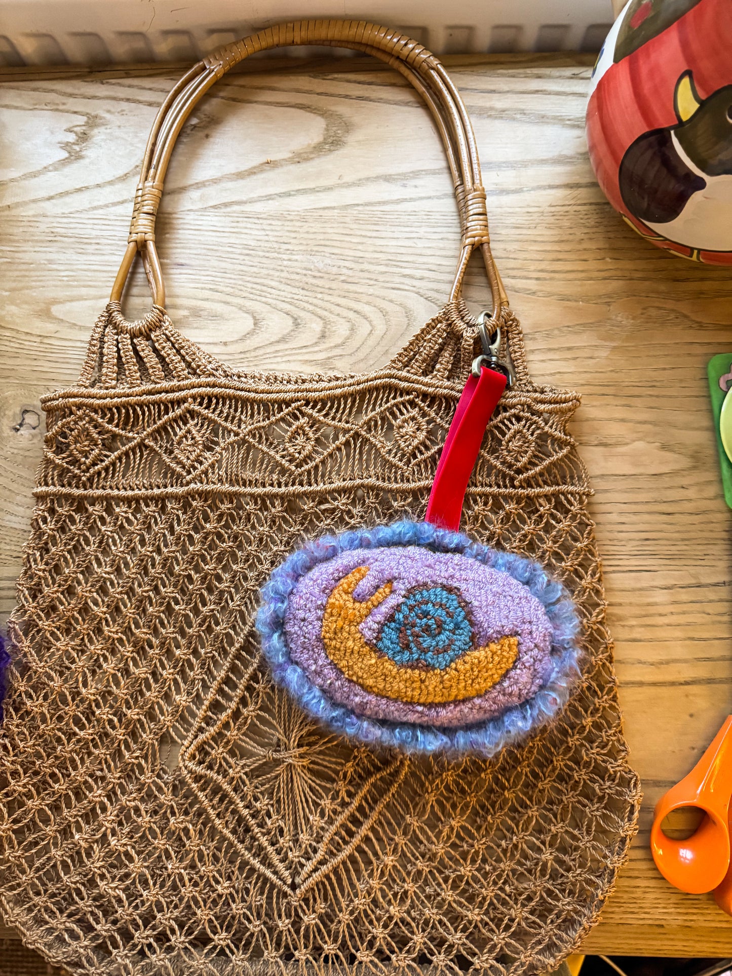 Snail bag charm (large)