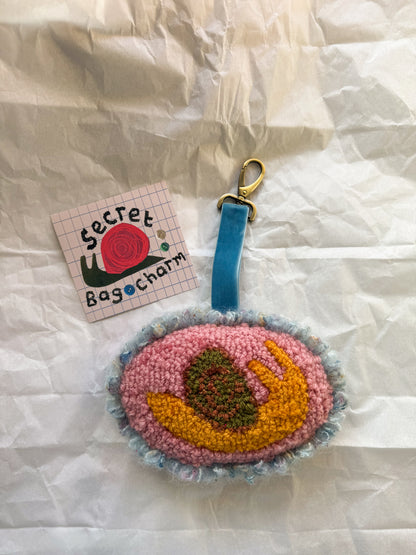 Secret snail bag charm