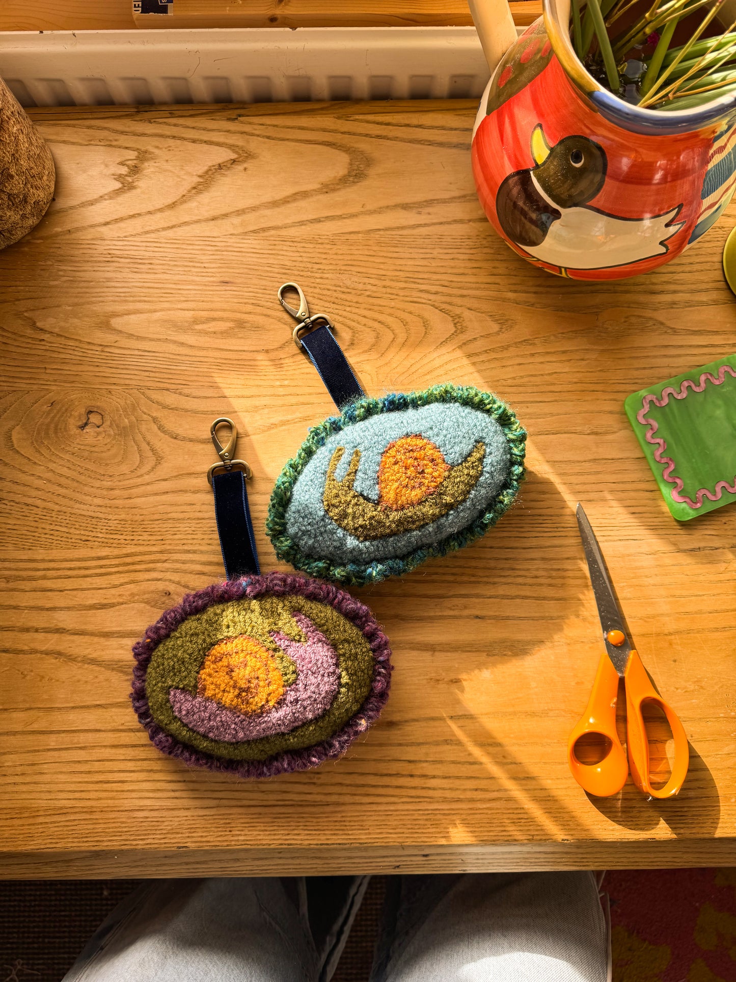 Snail bag charm (large)