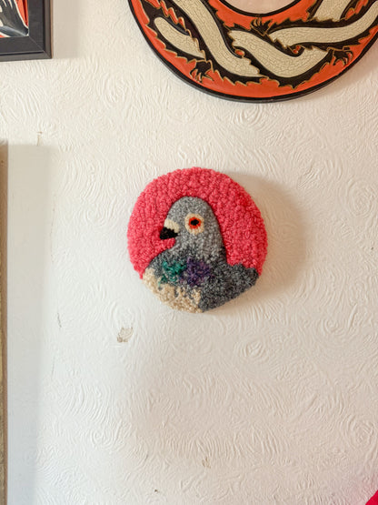 Pigeon portrait (coral)