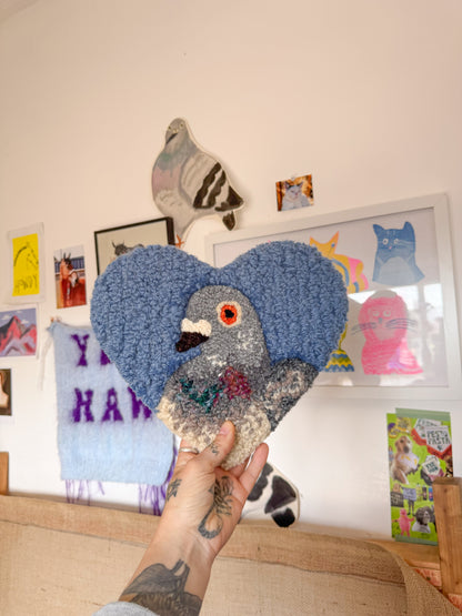 dusty blue pigeon