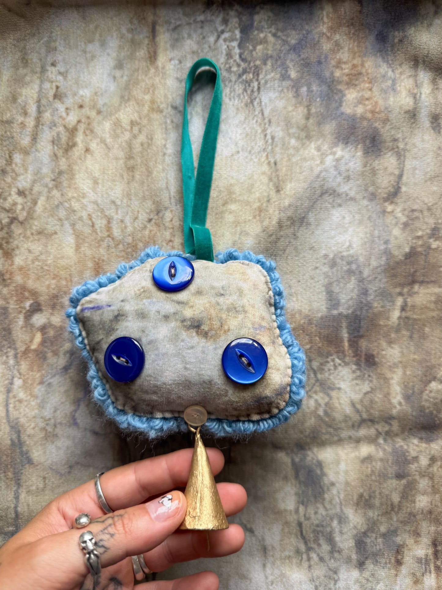 mini hagstone talisman