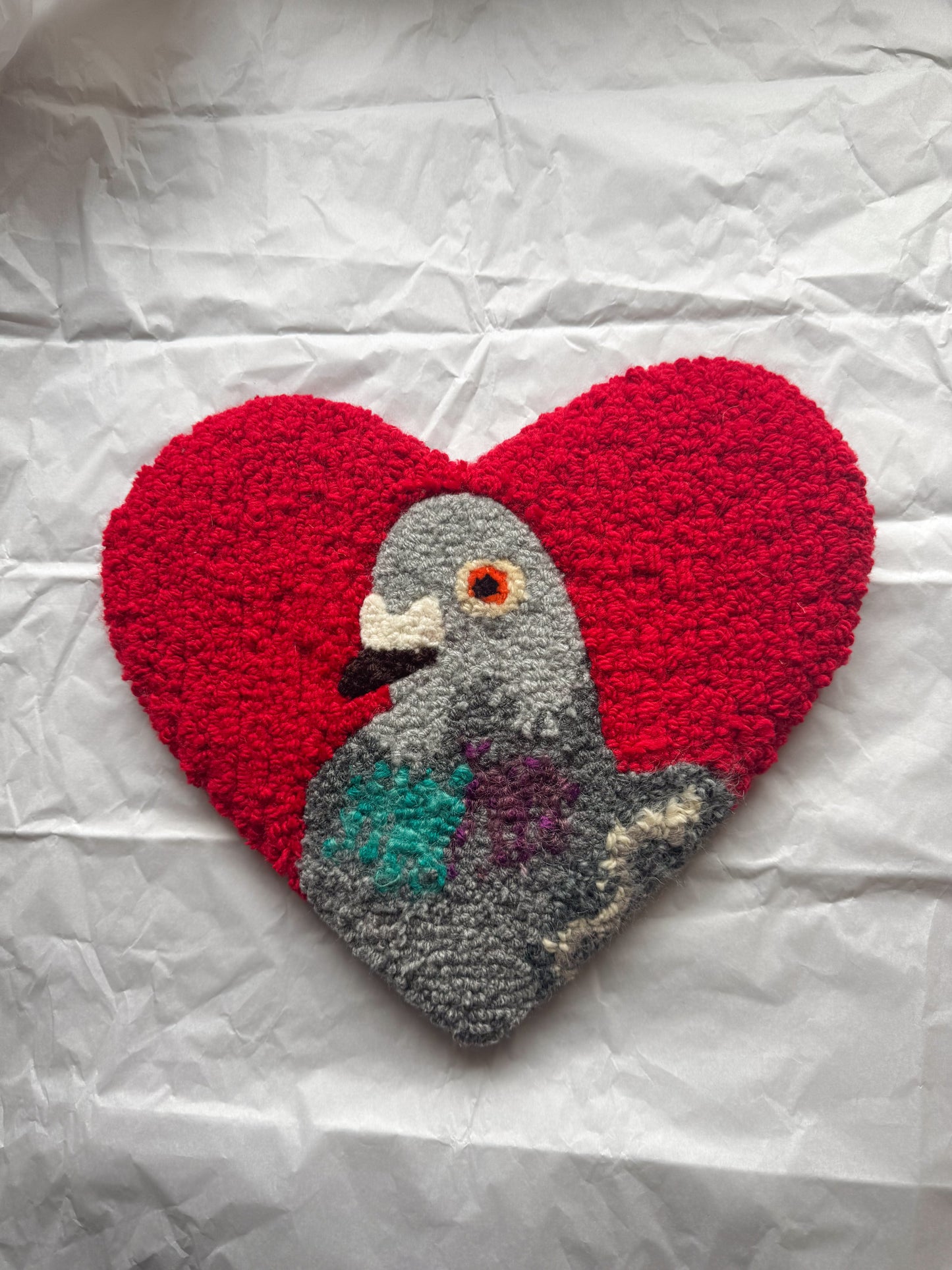 (32cm) pigeon sweetheart (deep red)