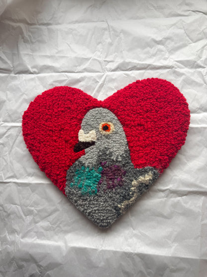 (32cm) pigeon sweetheart (deep red)