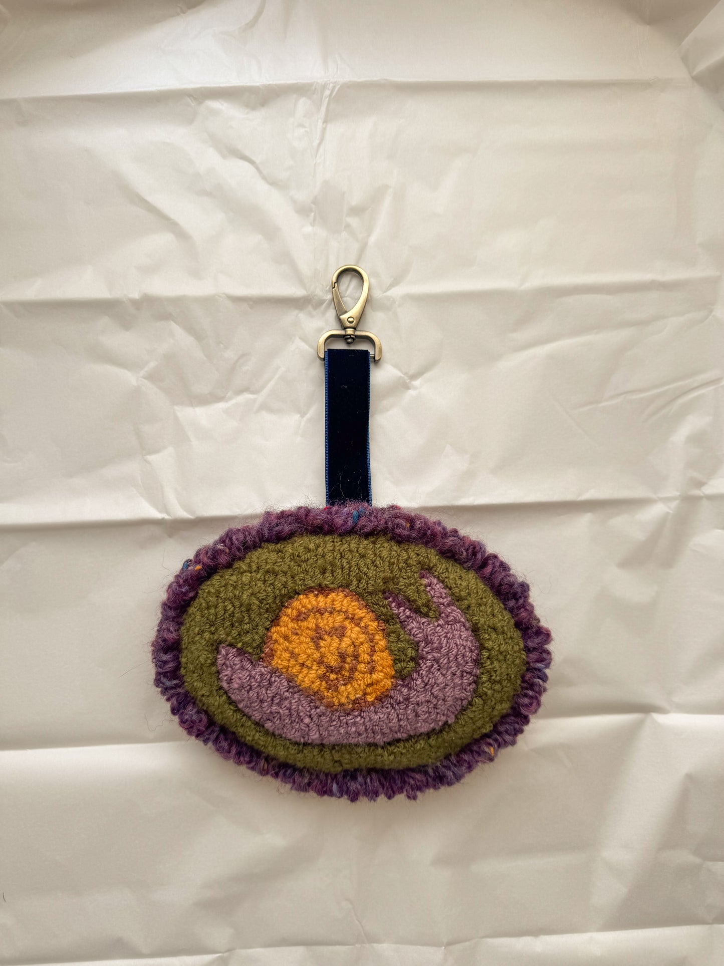 Snail bag charm (large)