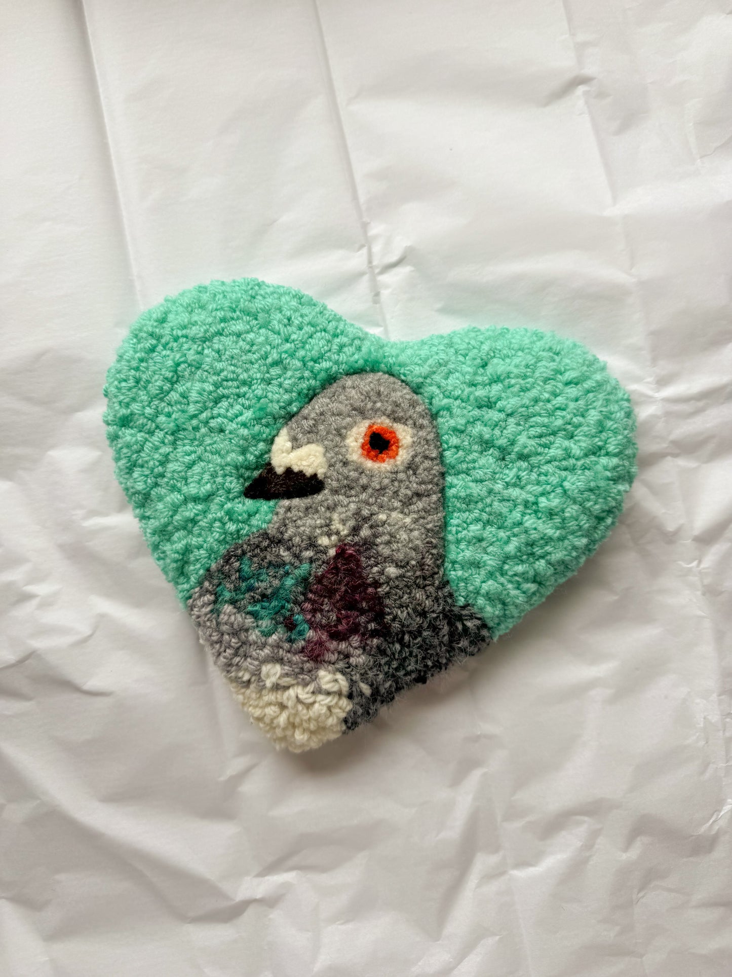 Mini Pigeon sweetheart (teal blue)