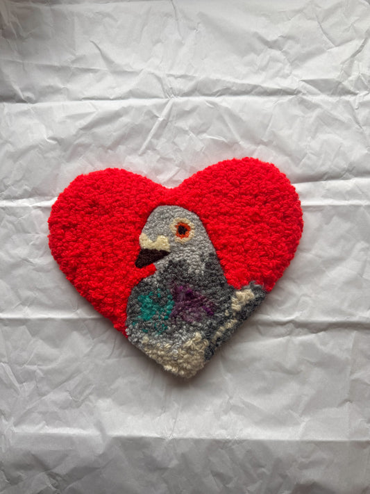 (25cm) pigeon sweetheart (bright red)