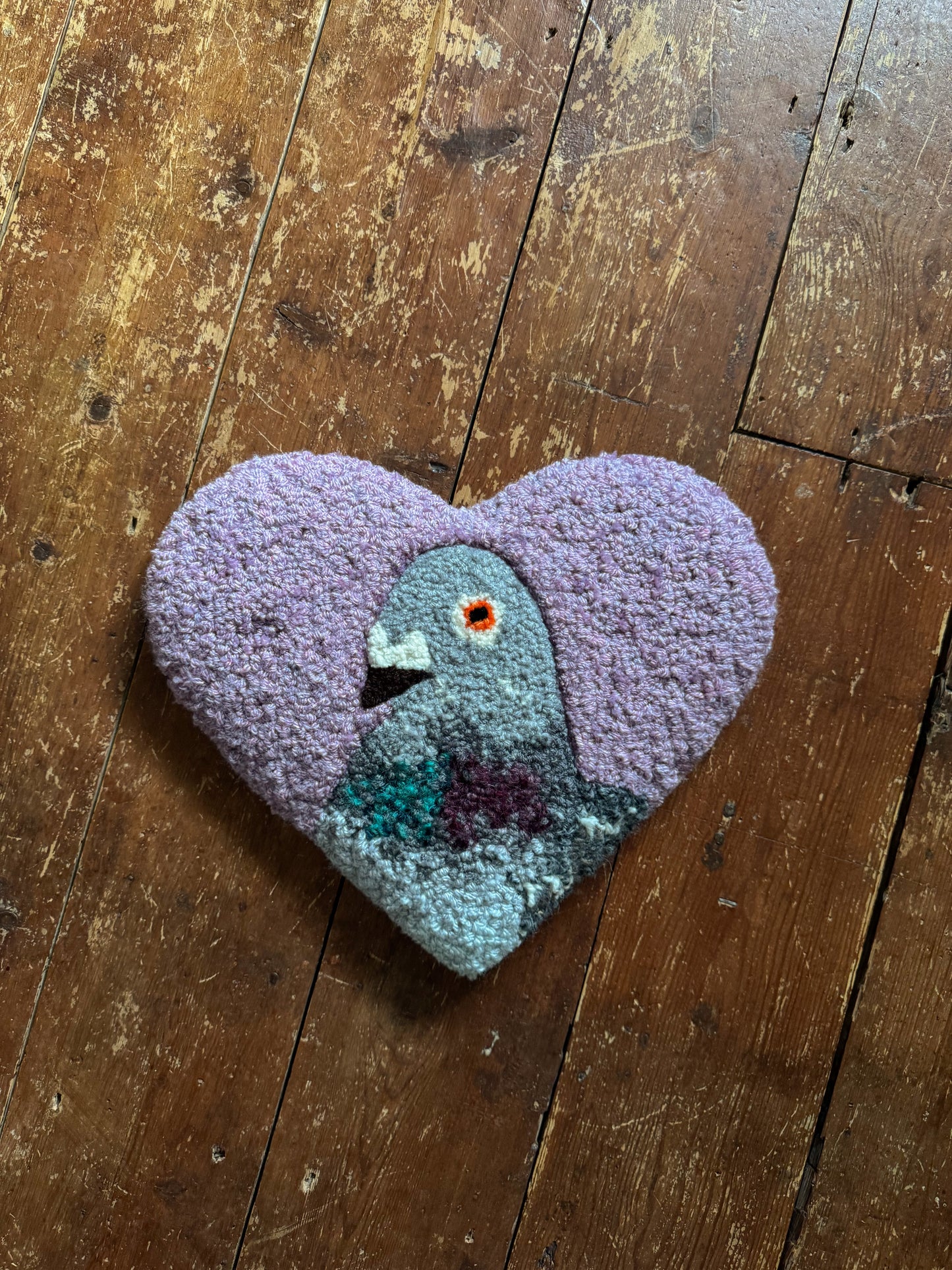 Pigeon sweetheart 32cm (vintage heather)
