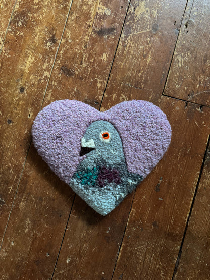 Pigeon sweetheart 32cm (vintage heather)