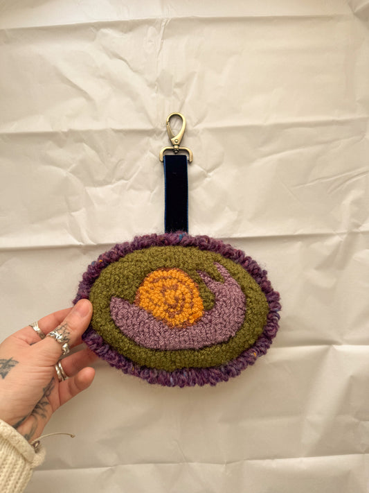 Snail bag charm (large)