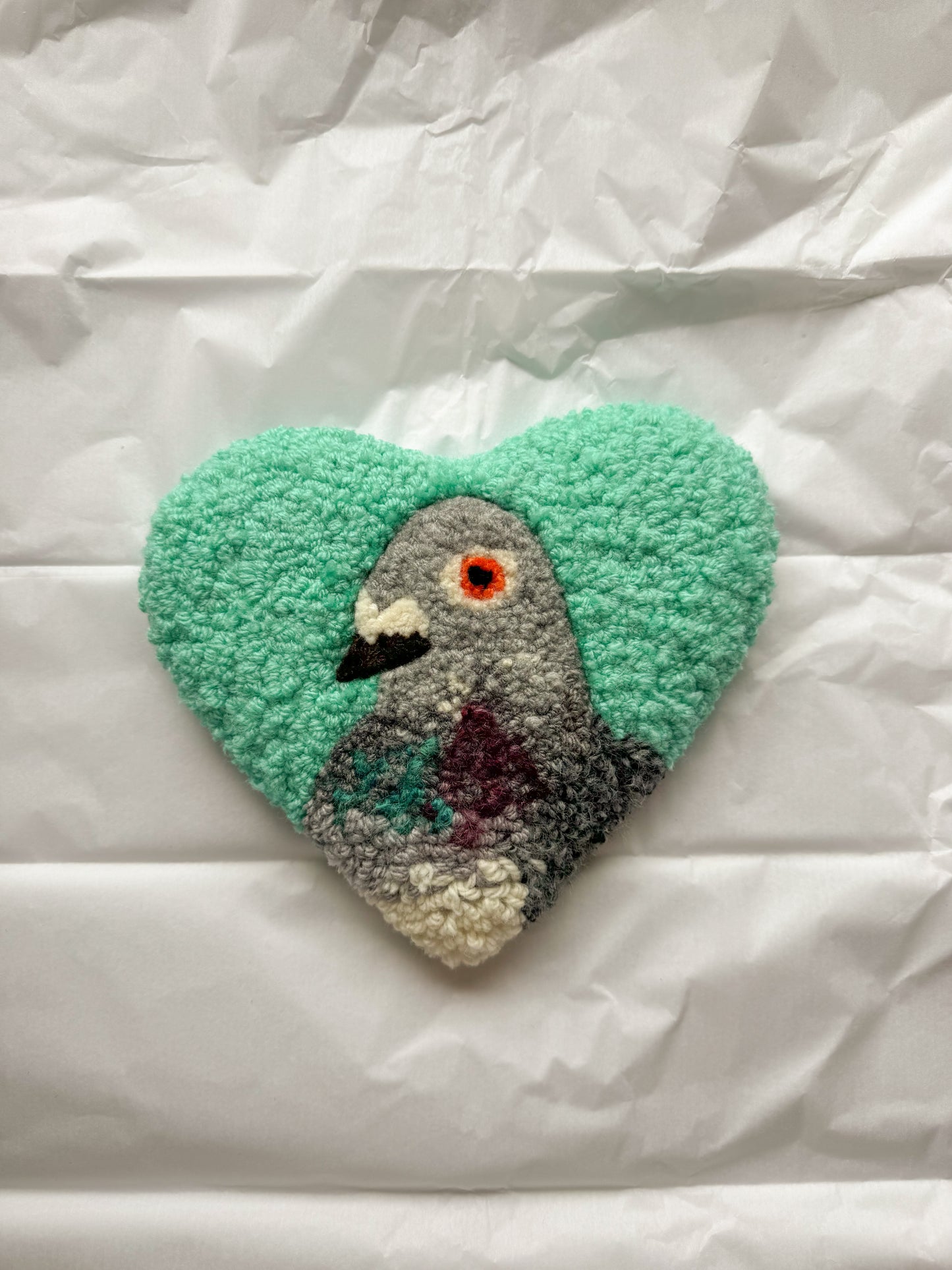 Mini Pigeon sweetheart (teal blue)