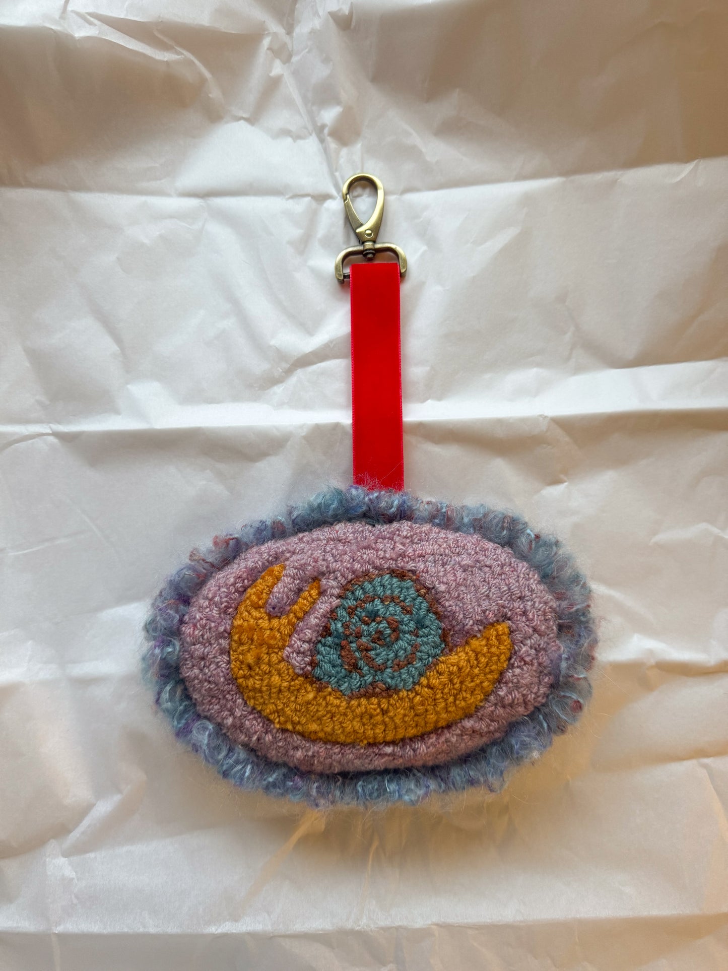 Snail bag charm (large)