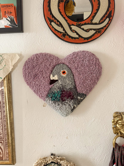 Pigeon sweetheart 32cm (vintage heather)