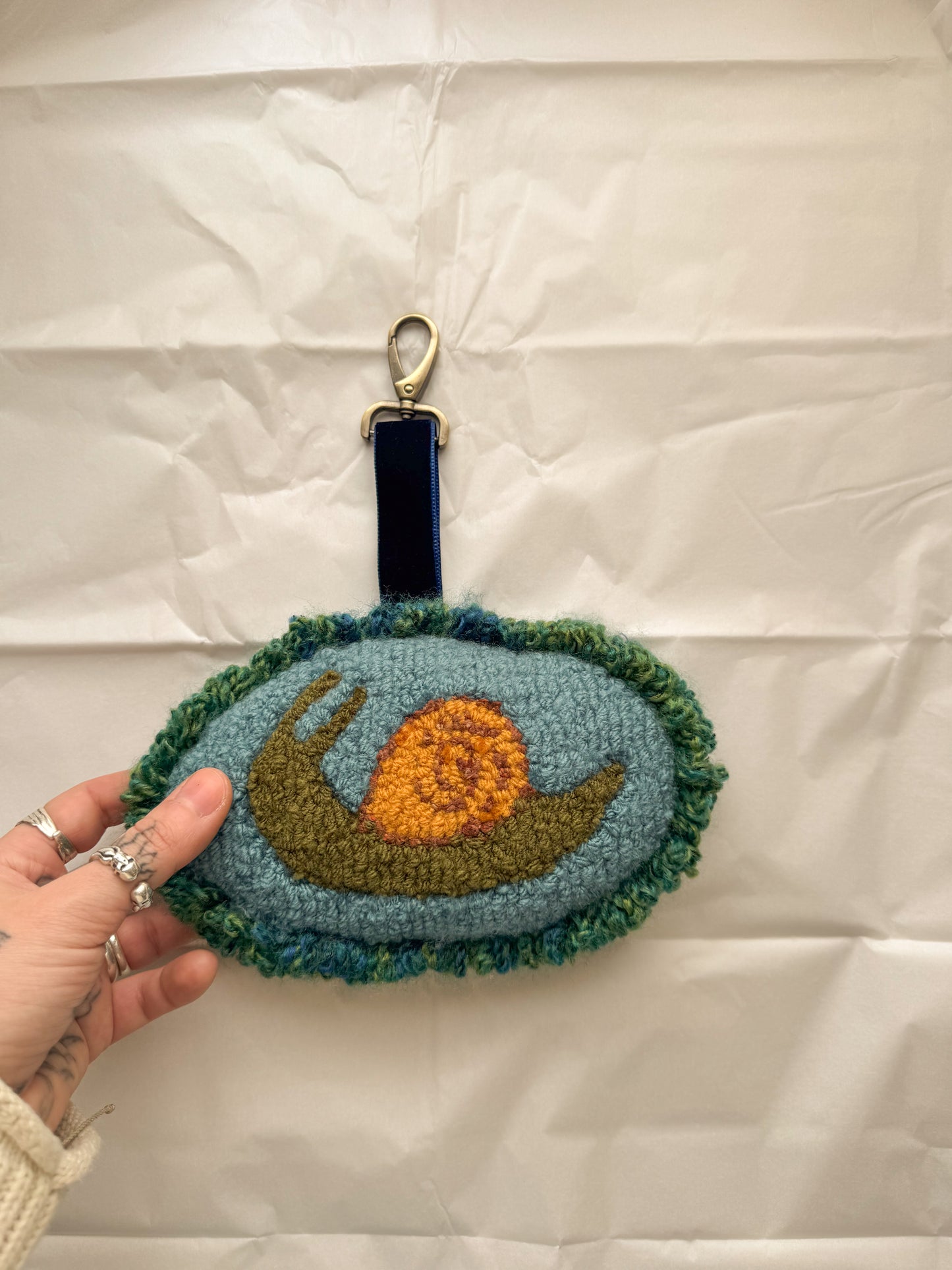 Snail bag charm (large)