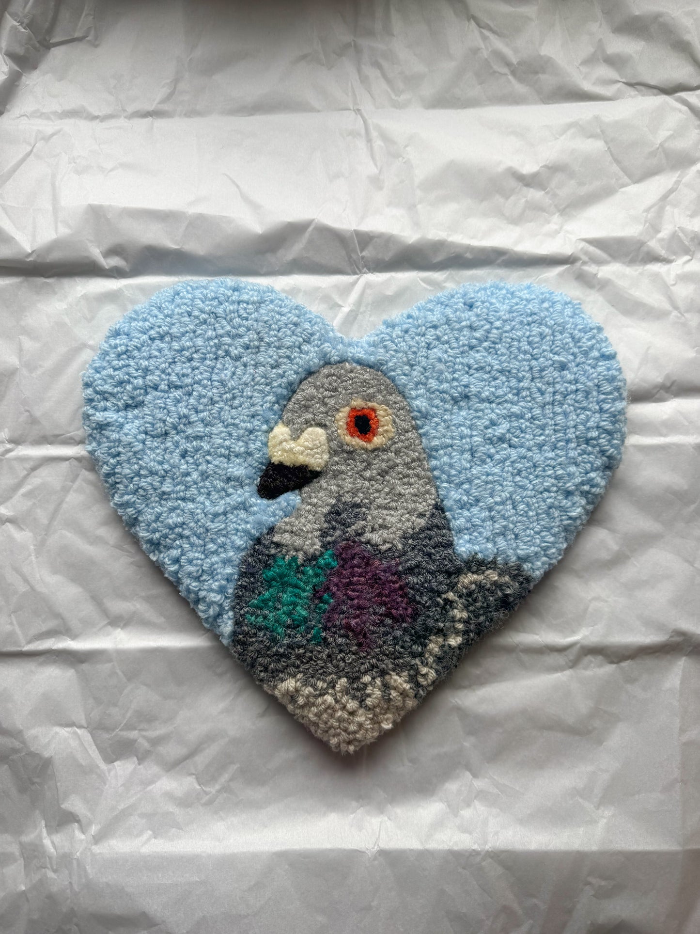 (32cm) pigeon sweetheart (sky blue)